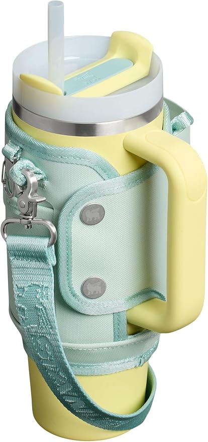 STANLEY All Day Quencher Carry All for 30 oz Tumbler with Handle | Crossbody Bag with Phone Holder Pocket, Card Sleeve & Detachable Strap | Water Bottle Carrier Bag | BPA-Free | Mist - Image 2
