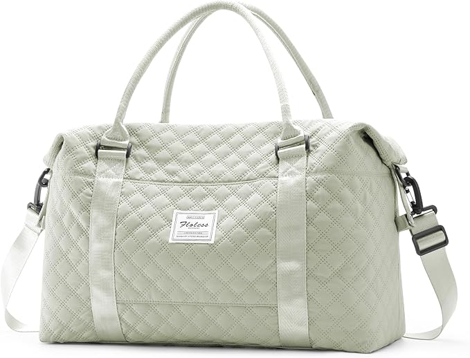 Travel Duffel Bag, Carry On Overnight Weekender Bags for Women | Travel Bag with Wet Pocket & Trolley Sleeve, For Spirit Airlines 18x14x8 Personal Item Bag by HYC00