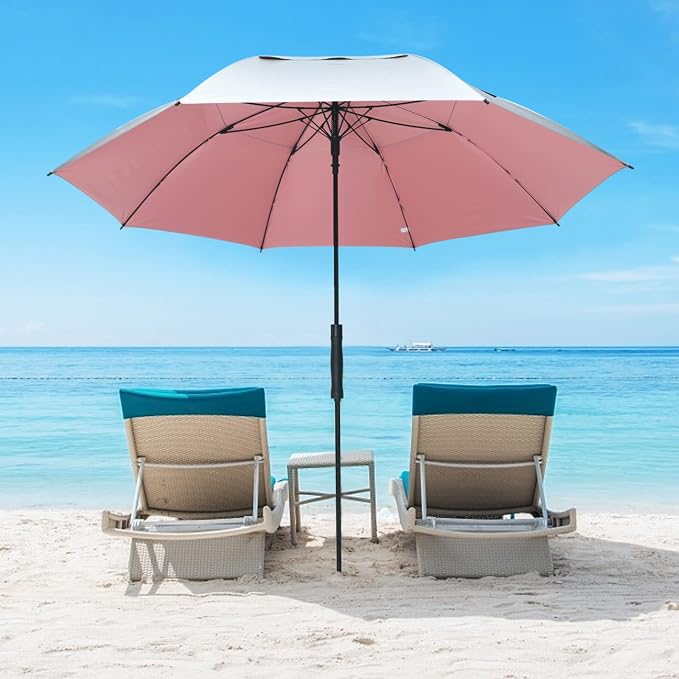 G4Free UV Golf Beach Umbrella 68”Auto Open Extra Large Sun Shade Umbrellas | Vented Windproof, Double Canopy, Oversize UPF 50+ UV Protection Sun Shade umbrella, Auto-Open, patio/fishing/golf umbrella - Image 7