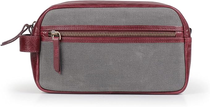 Londo Genuine Leather Travel Toiletry Bag – Makeup, Shaving Organizer, Dopp Kit for Men & Women, Durable & Stylish Travel Accessory - Image 3