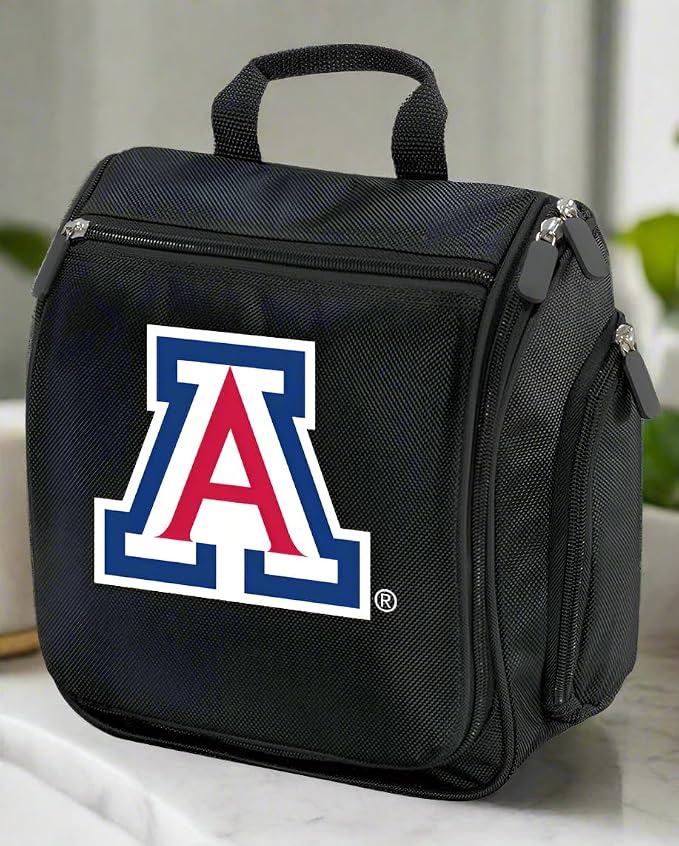 Broad Bay University of Arizona Toiletry Bags Or Hanging Arizona Wildcats Shaving Kits (Multi Color - Black) - Image 3