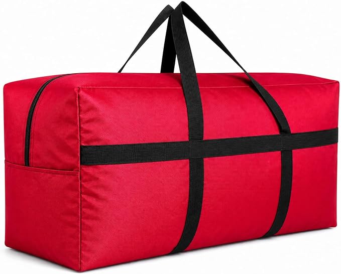 DoYiKe Extra Large Storage Duffle Bag, Duffel Bag for Travel Red 100L by DoYiKe