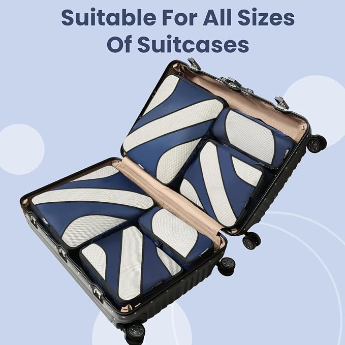 BAGAIL 8 Set Packing Cubes and 6 Set Luggage Packing Organizers - Image 7