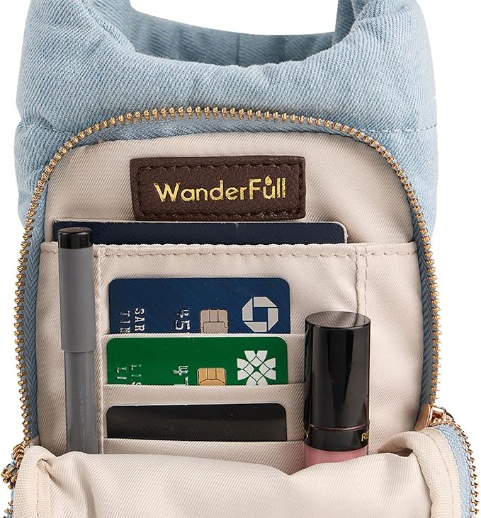 WanderFull® Original HydroBag®, Fits Up to 32 oz Water Bottle Holder with Strap, Gift for Women, Hands-Free Crossbody, Water Bottle Carrier Bag with Phone Pocket - Image 7