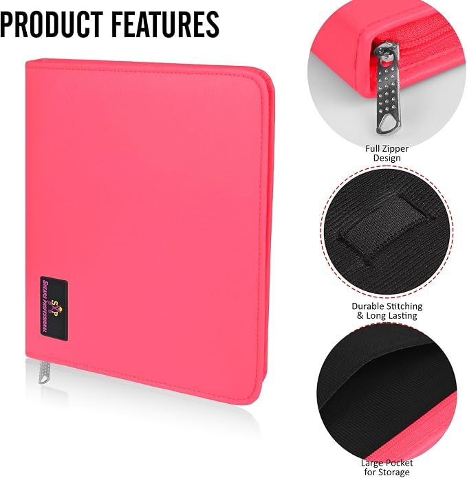 Case Holds 10 Grooming or Beauty Shears (PINK) - Image 4