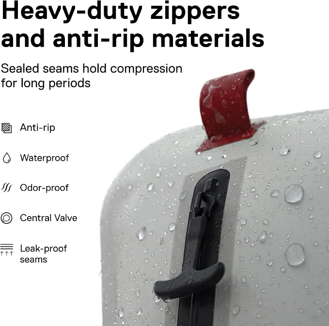 Ekster TravelPack Vacuum Kit Plus – Vacuum Seal Bags for Clothing Travel with Electric Air Pump, Compression Packing Cubes Alternative, Space Saver, Fits 10+ Days | Travel Essentials 2026-1 Pack - Image 6