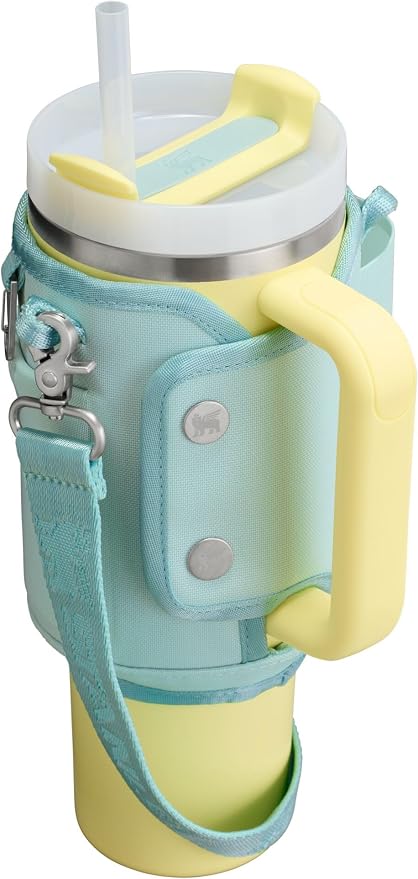 STANLEY All Day Quencher Carry All for 40 oz Tumbler with Handle | Crossbody Bag with Phone Holder Pocket, Card Sleeve & Detachable Strap | Water Bottle Carrier Bag | BPA-Free | Mist - Image 3