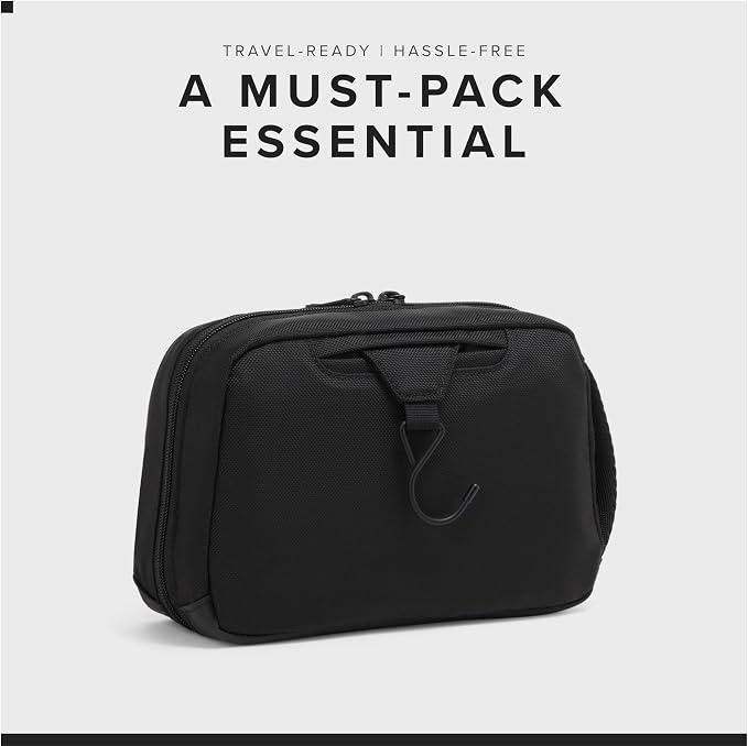 TUMI - Alpha Bravo Response Travel Kit - Men's Travel Organizer - Hanging Toiletry Bag - 6.25" X 9.5" X 3.5" - Black - Image 6