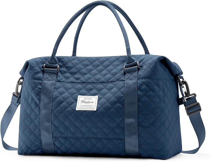 Travel Duffel Bag, Carry On Overnight Weekender Bags for Women | Travel Bag with Wet Pocket & Trolley Sleeve, For Spirit Airlines 18x14x8 Personal Item Bag by HYC00