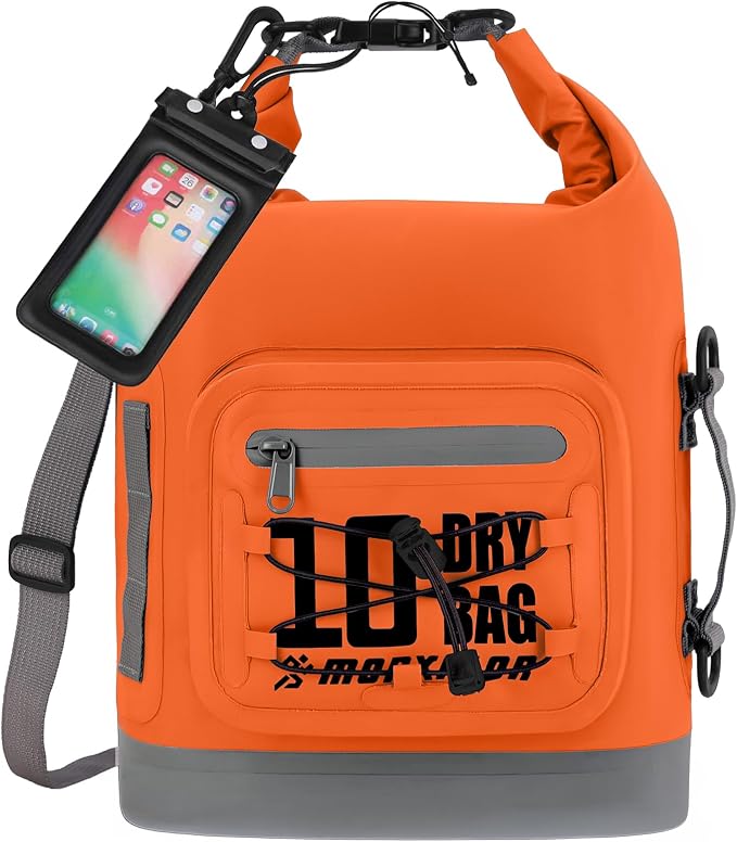 MORXPLOR Dry Bag Waterproof,5L/10L/20L/30L/40L/55L Roll Top Dry Bag Backpack with WaterProof Phone Case for Swim,Kayak by MORXPLOR
