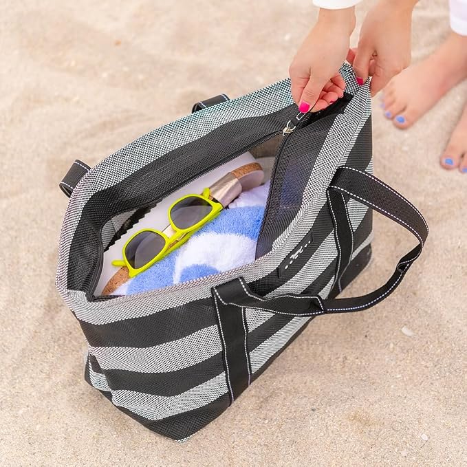 SCOUT Joyride - Large Sandproof Beach Bag For Women - Durable Mesh Woven Beach Tote, Pool Bag - Fabric Lets Sand Escape - Image 3