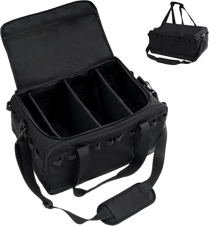 COOZMENT 35L Multi-functional Duffle Bag, Waterproof Shoe & Picnic Camping Organizer, 3 Adjustable Dividers for Travel, Sports, GYM by COOZMENT