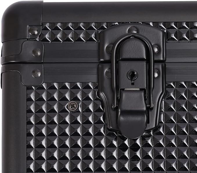 DNYSYSJ Barber Carrying Case Barber Case, Stylist Tool Box Crocodile Pattern Professional Salon Hair Cutting Grooming Kit Storage Organizer for Clippers, Scissors, Barber Supplies (E) - Image 7