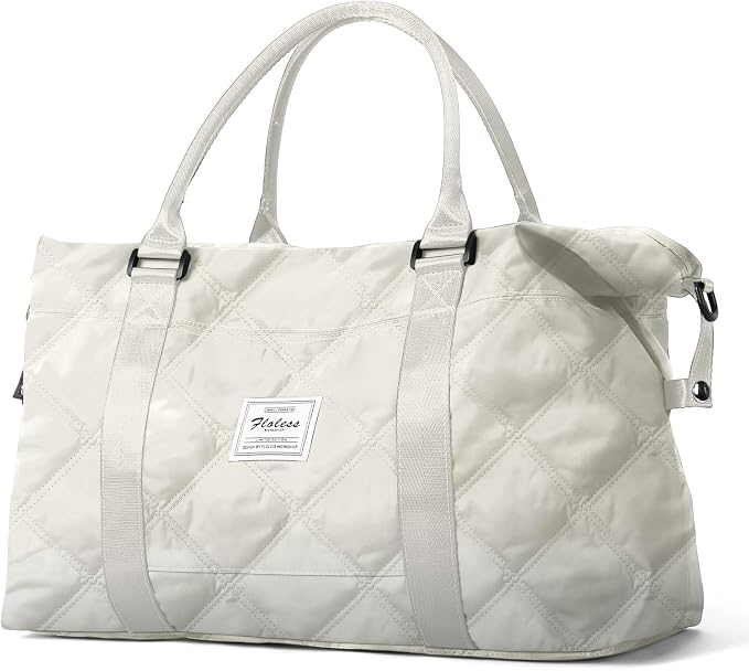 Travel Duffel Bag, Carry On Overnight Weekender Bags for Women | Travel Bag with Wet Pocket & Trolley Sleeve, For Spirit Airlines 18x14x8 Personal Item Bag by HYC00