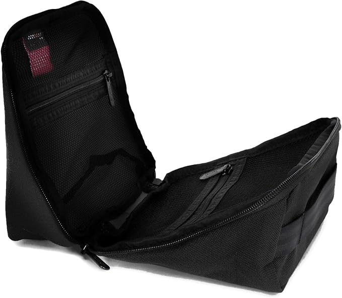 Manhattan Portage Newtown Toiletry Case Water Resistant Made with1000D Cordura For Everyday Use (Black/Black) - Image 6