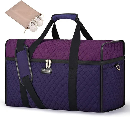 LOVEVOOK Travel Duffle Bag - Weekender & Overnight Bag with Toiletry & Wet Pocket, Carry-On Size, 3pc Set by LOVEVOOK