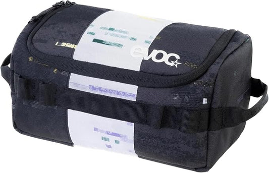 EVOC Wash Bag Toiletry Bag for Everyday Travel (Organiser Compartments with Individual Space Division, Removable Pocket Mirror, Wash Bag for Hanging) by evoc