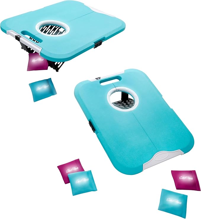 EastPoint Sports Go! Gater Cornhole – Light-Up and Travel Versions – Easy Storage & Light-Weight – Perfect for Outdoor and Indoor Play by EastPoint