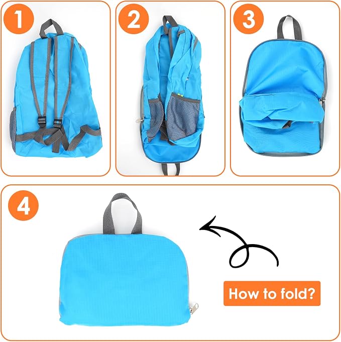 48 Pcs 17 Inch Backpack in Bulk Foldable Classic Back Packs Colorful Book Bags Assorted Colors Lightweight Bookbags for Outdoor Travel Student School Supply 8 Colors - Image 3