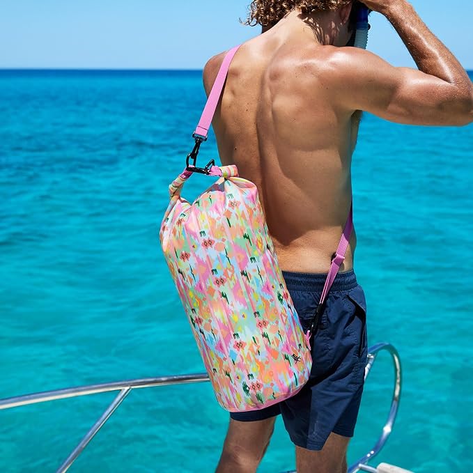 Dock & Bay Medium Waterproof Dry Bag - 20L, IP66 Waterproof Bag, Lightweight - Ibiza Glow - Image 9