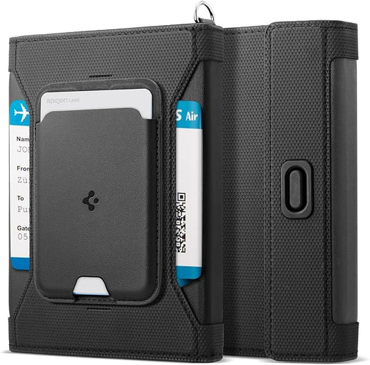 Spigen Life for Passport Card Cover Holder with RFID Blocking Technology Wallet Travel Documents Organizer Protector Accessories, SIM Card Pin Included by Spigen