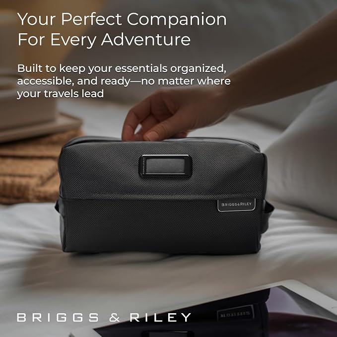 Briggs & Riley Toiletry Kit - Travel Bags for Women & Men, Organizer for Vacation, Dopp Kit for Bathroom Accessories, Makeup, & Skincare - Image 5