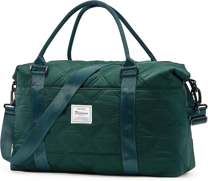 Travel Duffel Bag, Carry On Overnight Weekender Bags for Women | Travel Bag with Wet Pocket & Trolley Sleeve, For Spirit Airlines 18x14x8 Personal Item Bag - Image 8