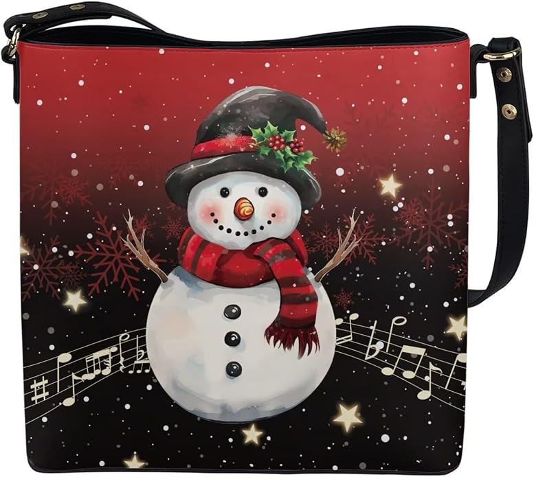 HUGS IDEA Boho Bags for Women Leather Handbag Shoulder Bucket Crossbody Purse - Image 3
