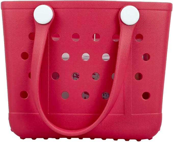 Rubber Beach Bag for Women, Waterproof Travel Tote Bags for Beach | Waterproof Sand-proof Tote Bags with Zipper Pocket, Durable Lightweigh Tote Bag for Outdoor - Image 8