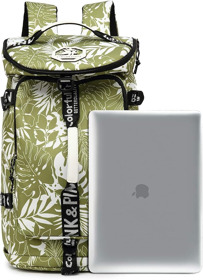 Kalesi Gym Duffle Bag Backpack 4-Way Waterproof with Shoes Compartment for travel Sport Hiking laptop (olive-green) - Image 4