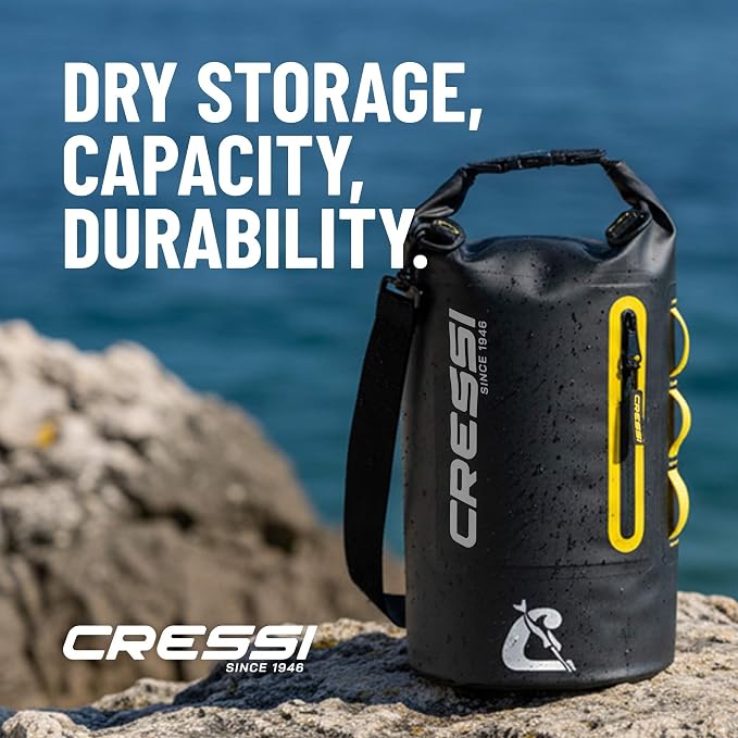 Cressi Ocelot Dry Bag – Water-Resistant Gear Protection with Carry Straps for Swim and Outdoor Activities - Designed in Italy - Image 8