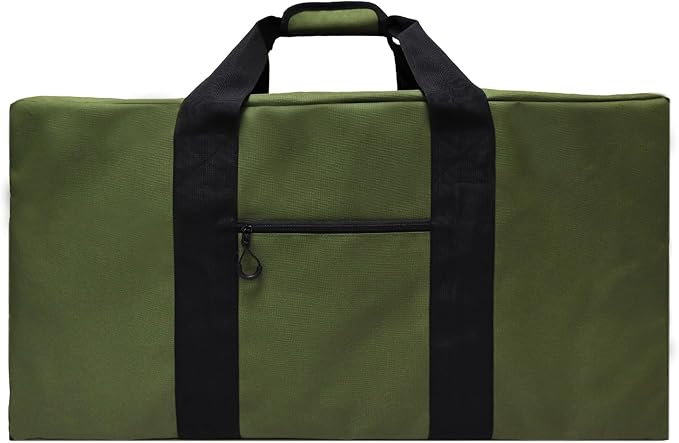 100L Large Duffle Bag for Travel 31.1” Diffle Bag - Overnight Weekender Camping, Storage for Men Women, Armygreen by HOME