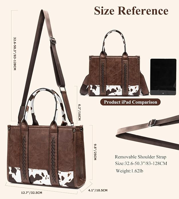 KingTo Women's Crocodile Pattern Satchel Handbags Stylish Tote Handbags crocodile purses for women 3 Pcs Set (B-blue) - Image 3