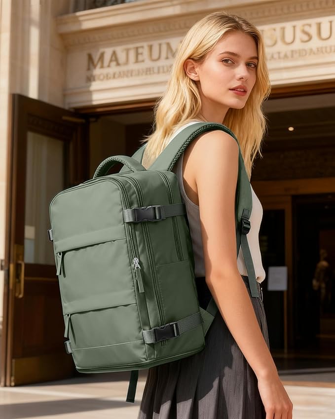 coofay Large Travel Backpack For Women Men Airline Approved Carry On Backpack Flight Approved Waterproof Sports Luggage Backpack Casual Daypack Small Hiking Backpack - Image 3