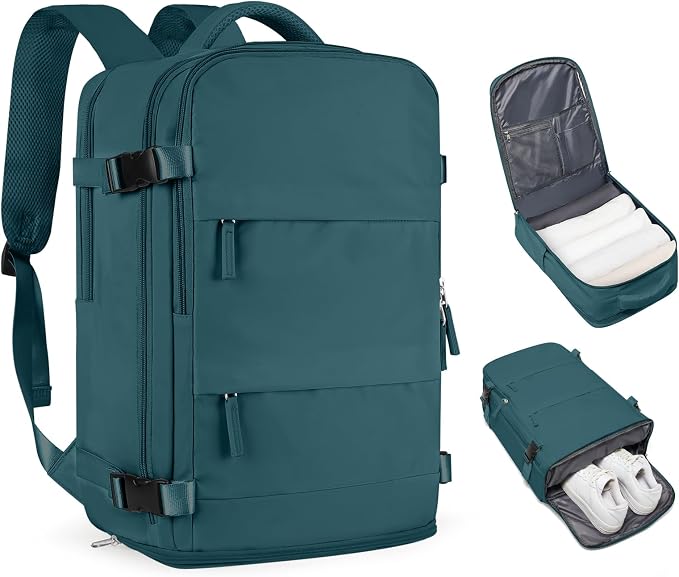 coofay Large Travel Backpack For Women Men Airline Approved Carry On Backpack Flight Approved Waterproof Sports Luggage Backpack Casual Daypack Small Hiking Backpack by coofay