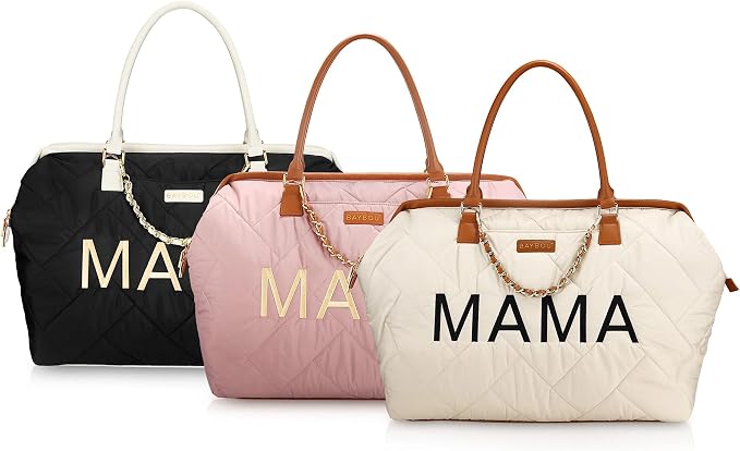 Mama Hospital Diaper Bag Tote for Labor and Delivery Essentials Mommy Bag for Baby and Travel Large - Image 8