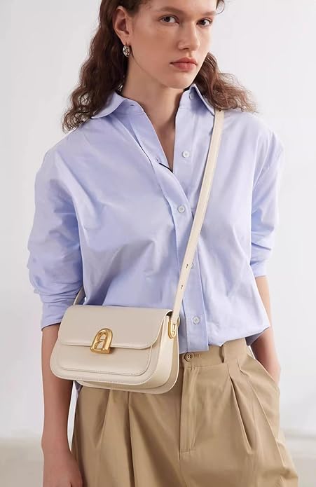 LAFESTIN Genuine Leather Shoulder Bag for Women with Adjustable Strap, Crossbody Purses For Women, Designer Inspire Handbags - Image 9