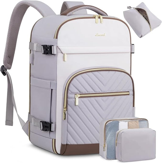 LOVEVOOK Travel Backpack for Women,50L Carry On Backpack for Airplanes,18 Inch Laptop Personal Item Travel Bag,TSA Approved Carry On Luggage,Waterproof Weekender Business Hiking Bag by LOVEVOOK