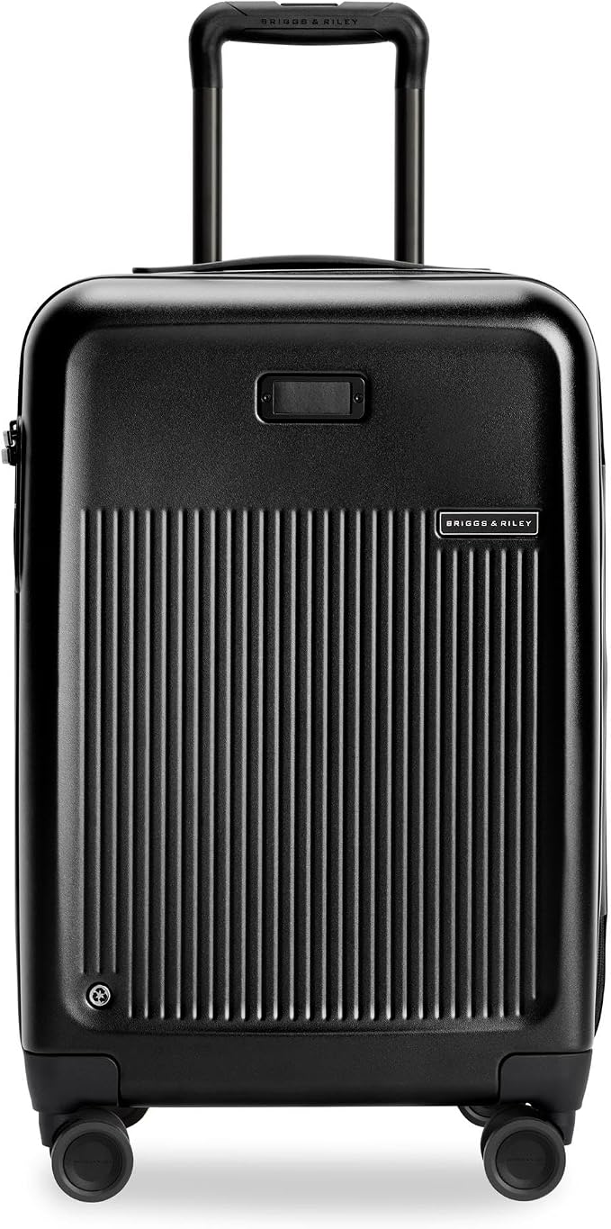 Briggs & Riley Essential 22 Inch Carry-On Expandable Spinner - Expandable Hardside Carry-On Luggage with CX Compression Technology - TSA Lock - Spinner Wheels - Sympatico Collection - Black - Image 4