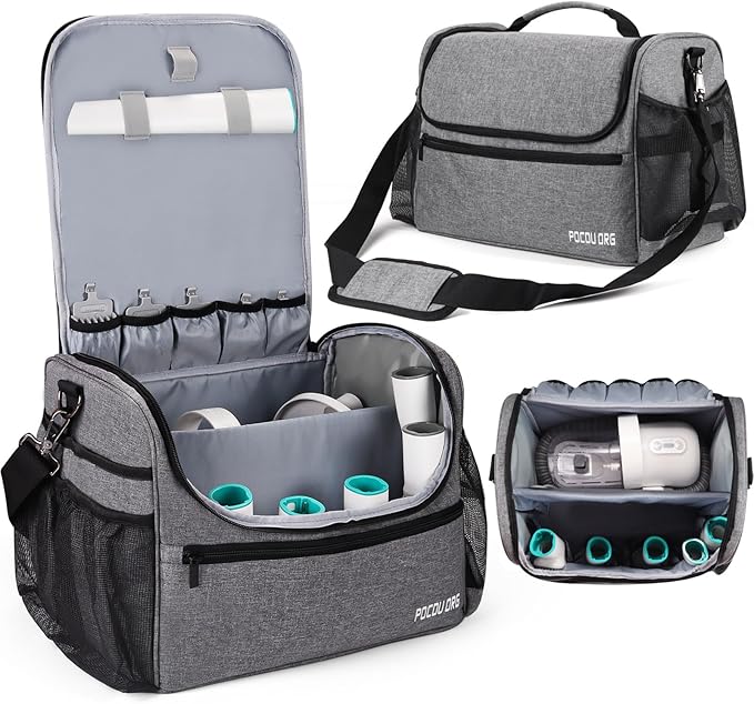 Pet Travel/Grooming Supplies Organizer Carry Bag - Compatible with Oneisall/Neabot Dog Grooming Vacuum, Large Capacity - Bag Only (Gray) by SOLDWELLALLOVERTHEWORLD
