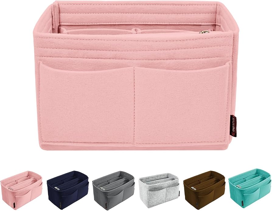 OMYSTYLE Purse Organizer Insert, Felt Tote Bag Organizer Insert with 5 Sizes, Handbag Dividers for Inside Purse, Compatible with Longchamp, Neverful, Speedy and More by OMYSTYLE