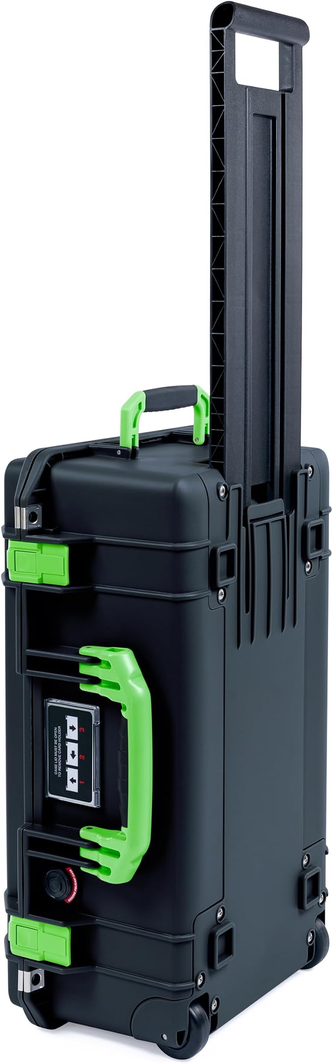 Black Pelican Air 1535 Carry-on Case - with TrekPak Divider System & Mesh Lid Organizer - Lime Green Handles & Latches. - Image 4