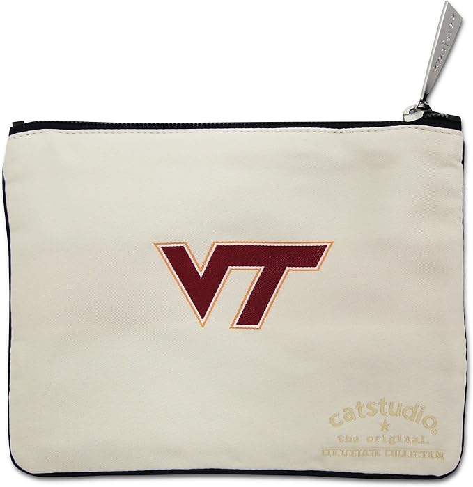 catstudio Virginia Tech Collegiate Zipper Pouch Purse | Holds Your Phone, Coins, Makeup & Tech Tools - Image 2