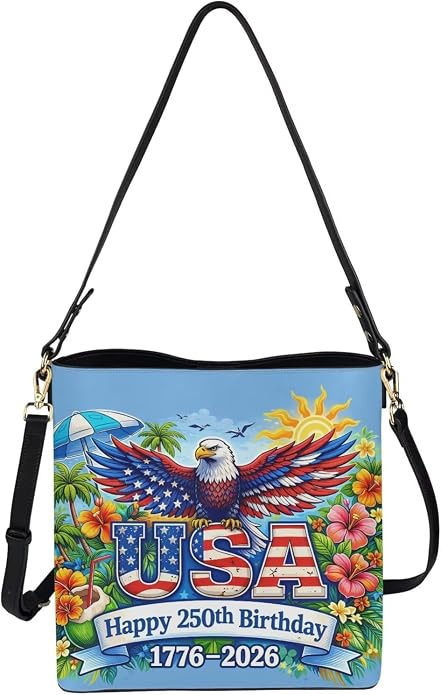 HUGS IDEA Boho Bags for Women Leather Handbag Shoulder Bucket Crossbody Purse - Image 5