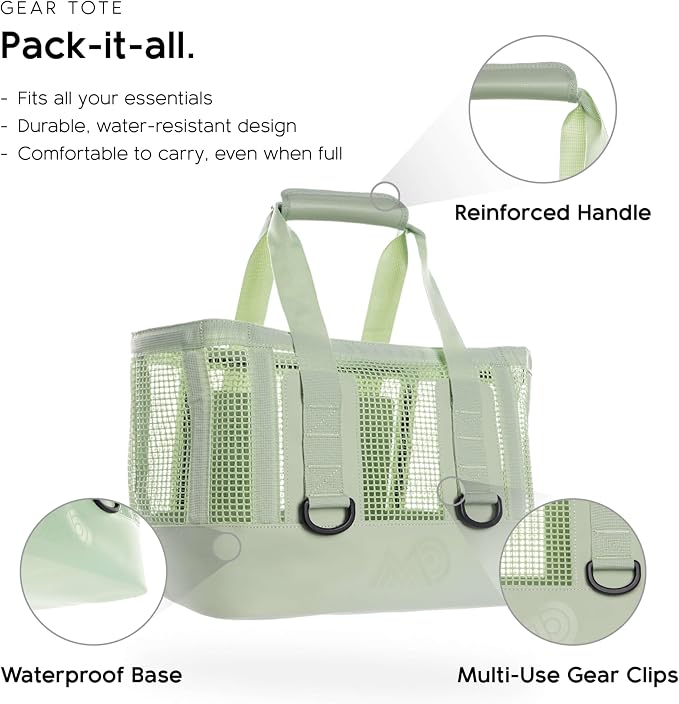 MISSION Boat Gear CASSI Heavy-Duty Outdoor Tote and Waterproof Marine-Grade Mesh Boat Bags - Image 3