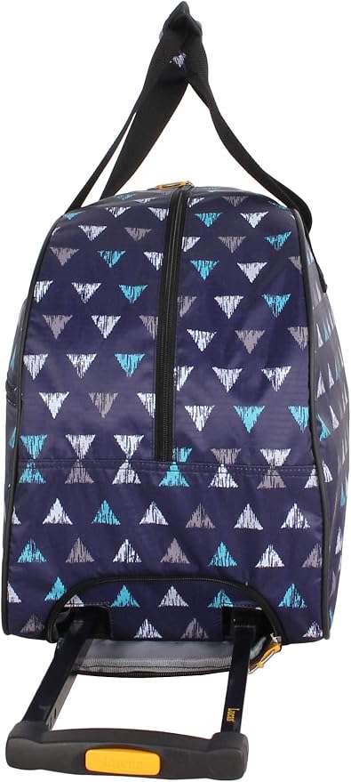 lucas Designer Carry On Luggage Collection - Lightweight Pattern 22 Inch Duffel Bag- Weekender Overnight (Triangle, 22in) - Image 3