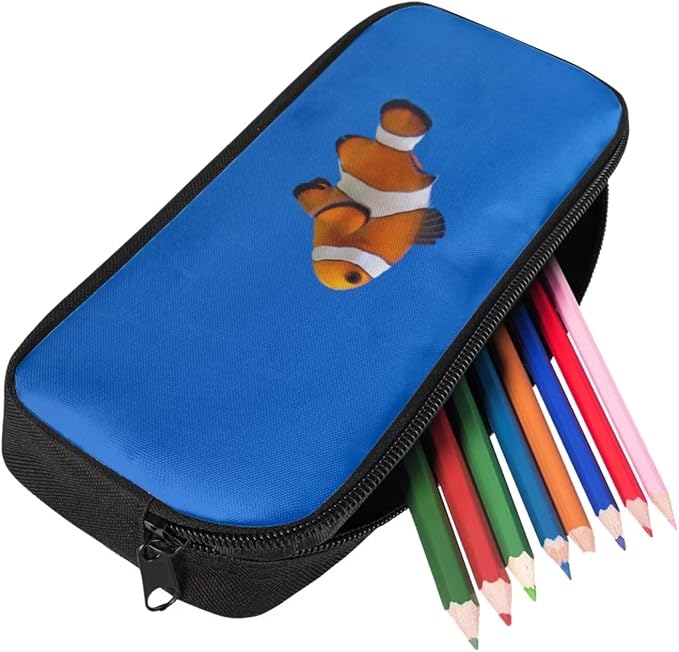 Girls Boys School Backpack with Lunch Box Pencil Case Comfy Padded Lightweight Clownfish Backpack Set Kids Cute Bookbag Insulated Lunch Bag Student Large Capacity Daypack 17 Inch - Image 5