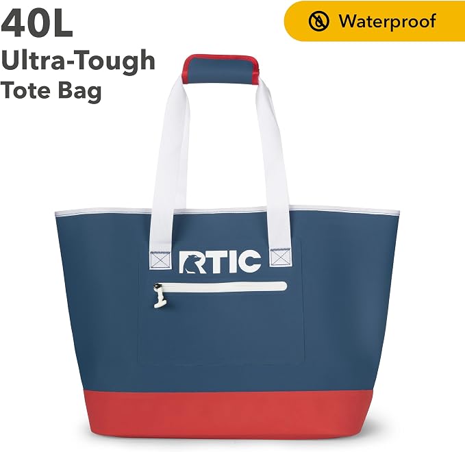 RTIC Ultra-Tough Tote Bag, Waterproof for Beach, Pool, Towel, Grocery, Shopping, Heavy-Duty, Puncture Resistant - Image 4