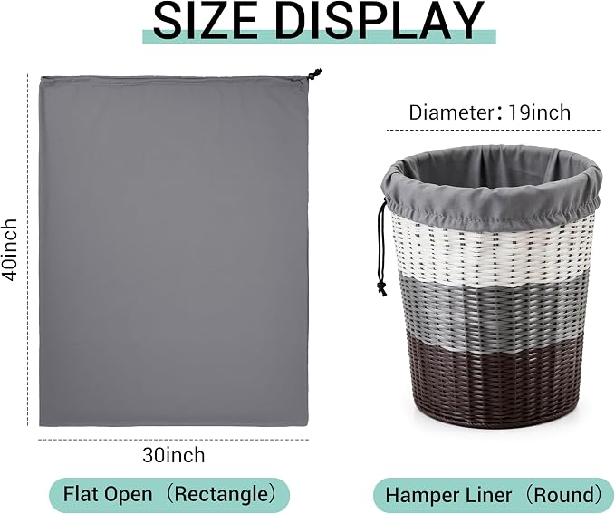 ZPECC Bulk Travel Laundry Bag,Extra Large Heavy Duty Laundry Bags 24 Pack,Washable Dirty Clothes Organizer for Commercial College Dorm Hotel Camping and Home Storage 30x40(Grey) - Image 4