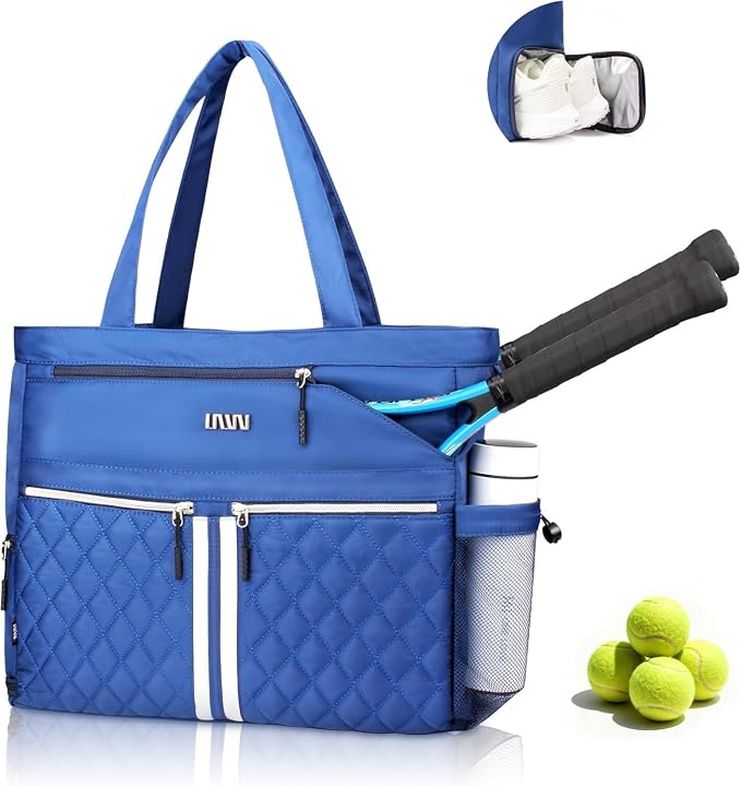 Tennis Bags for Women, Tennis Bag Holds 2 Rackets, Gym Bags with Ventilated Shoe Compartment, Suitable for Pickleball Tennis Badminton by NSTfashionbag